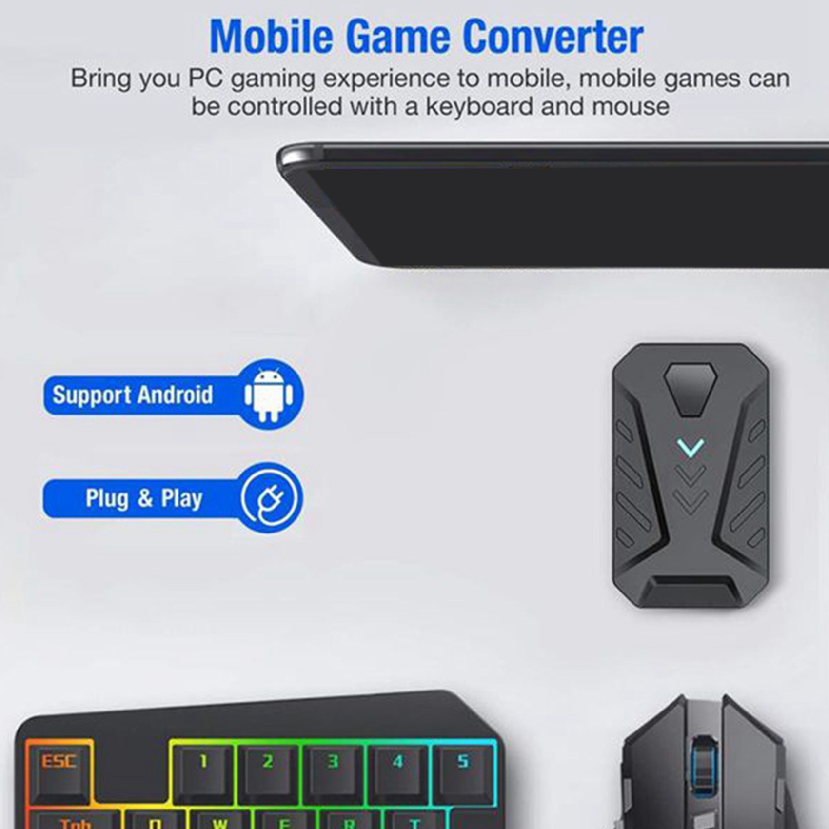 -A94Z Portable Mobile Gaming K - Gaming Keyboard And Mouse Mobile reseña y precio