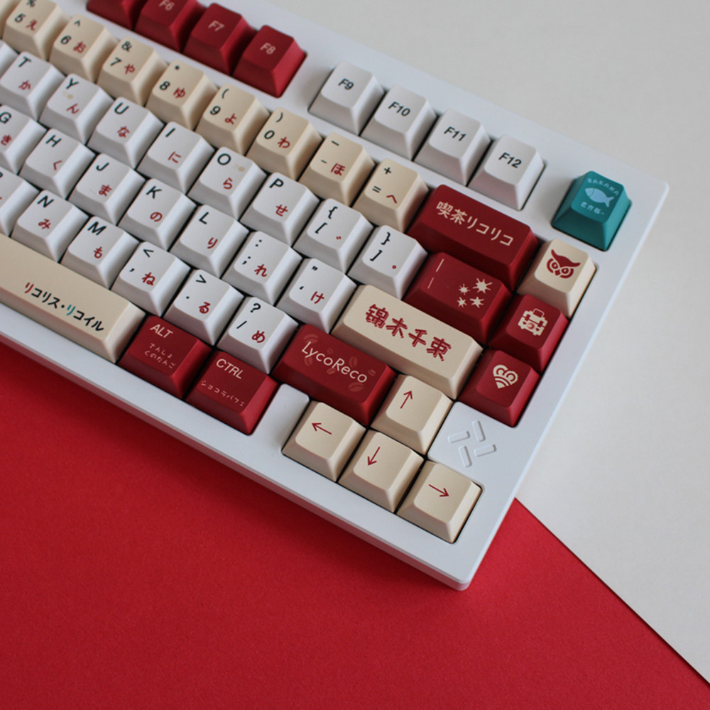 Lycoris Recoil Anime PBT Keyca - Gaming Keyboard Ergonomics reseña y precio