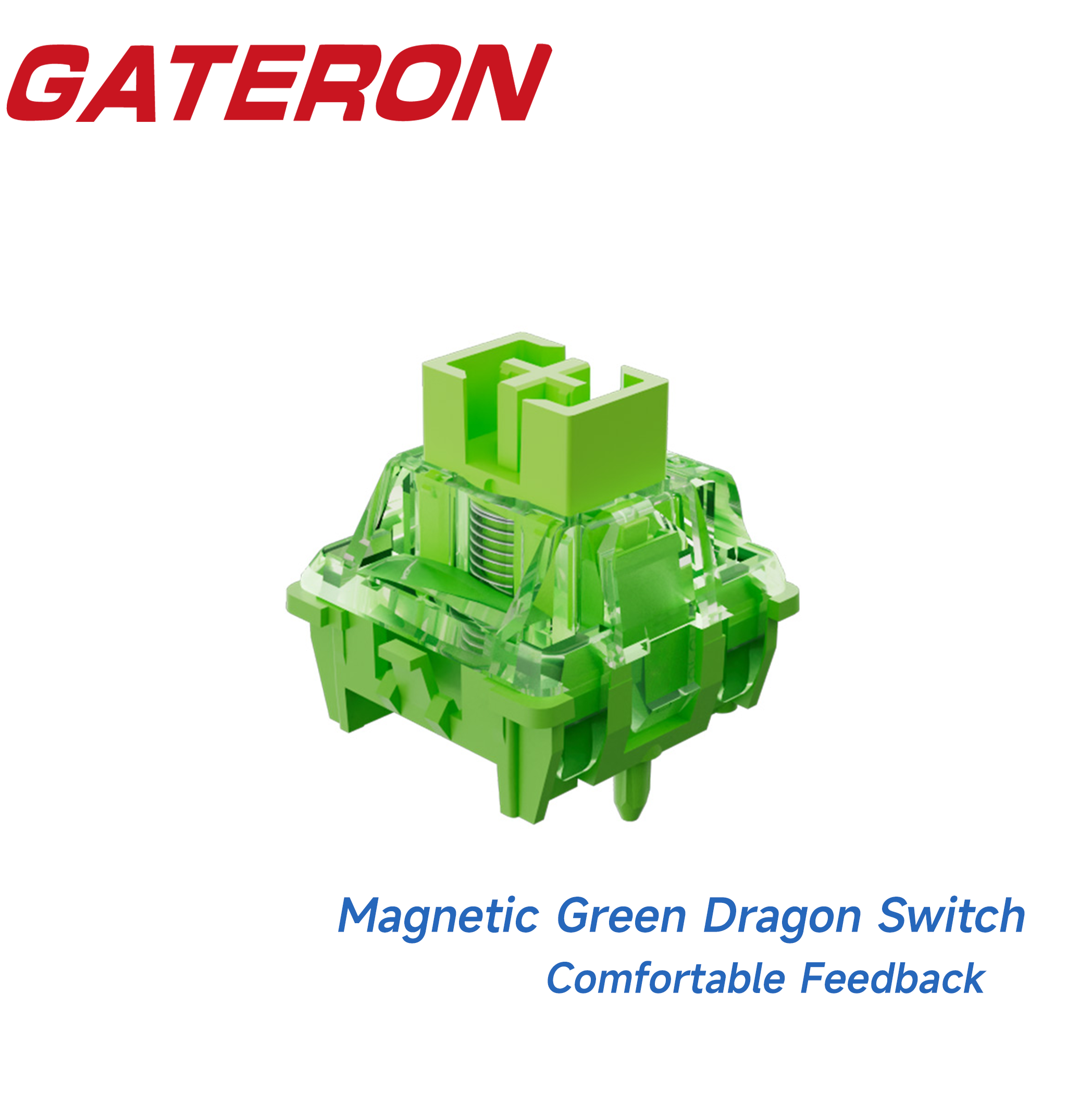GATERON Magnetic Green Dragon  - Gaming Keyboard Hall Effect Switches reseña y precio